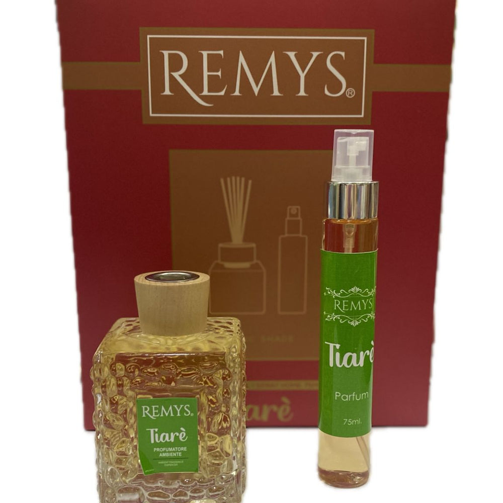 Confezione Remys Tiarè Profumo spray 75 Ml + Diffuser 200 ml