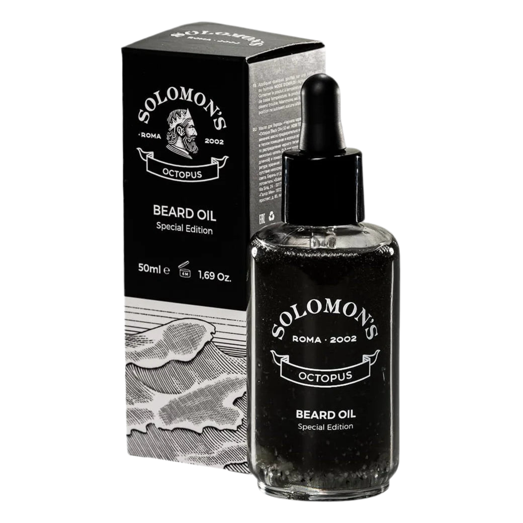 Olio per barba Octopus Black Oil Special Edition &